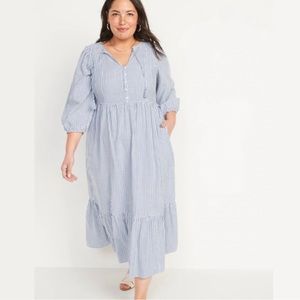 Old Navy Striped Midi Dress